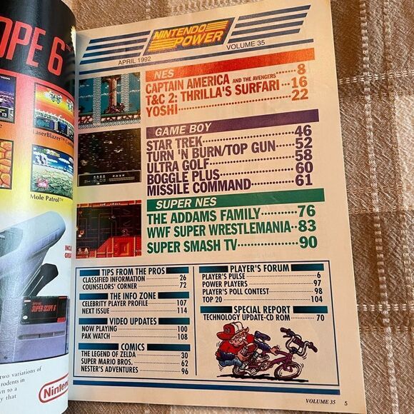 NINTENDO POWER WWF Super Wrestlemania Volume 35 - Picture 7 of 8